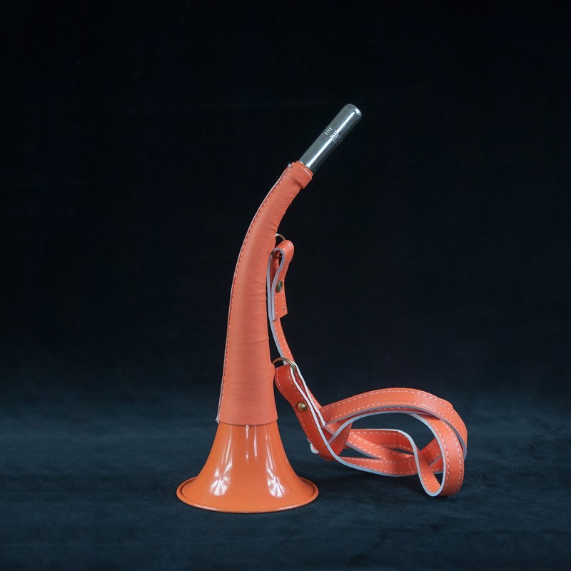 Corne 30cm Fluo avec lanière cuir