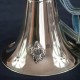 Corne 40cm gainée cuir et motif en relief
