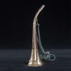 Trompe 50cm avec motif sanglier sur le pavillon